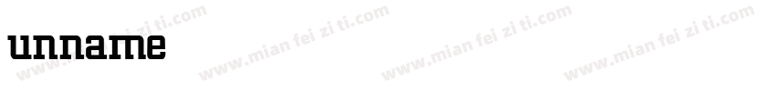 unnamedfont Medium字体转换